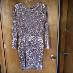 HAPPY NEW YEAR 🎉🥂 :The Limited sequin dress/Rose gold